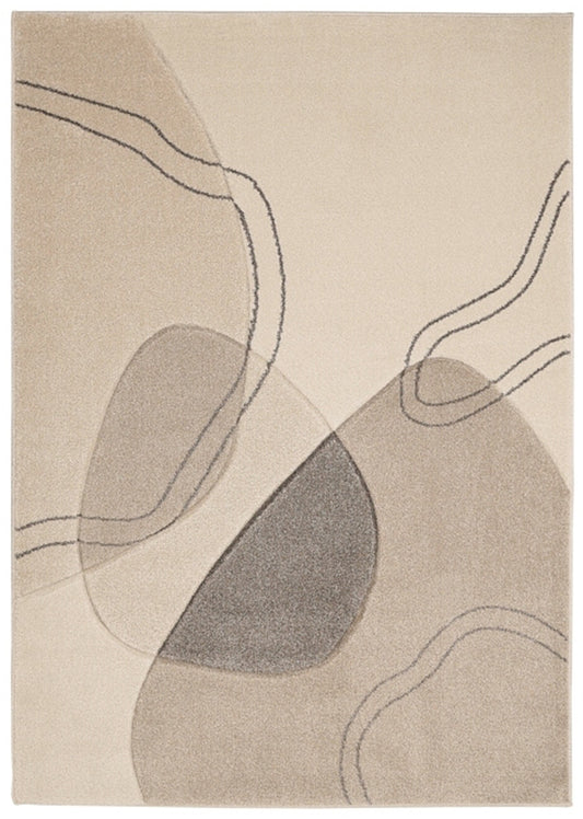 Newport Abstract Natural Rug - Love-Rugs