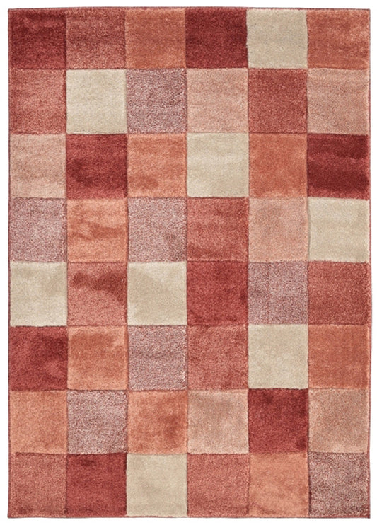 Newport Blocks Terra Rug - Love-Rugs