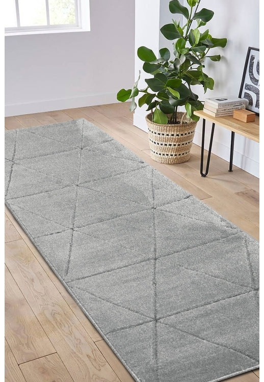 Newport Capleton Grey Runner Rug - Love-Rugs alternate image