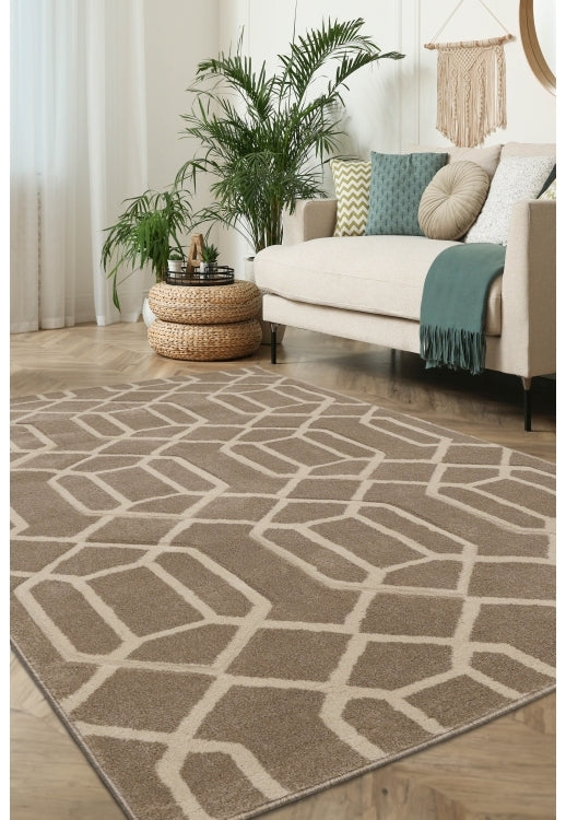 Newport Lattice Natural Rug - Love-Rugs alternate image