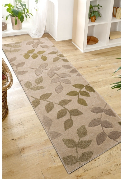 Newport Leaf Green Runner Rug - Love-Rugs alternate image