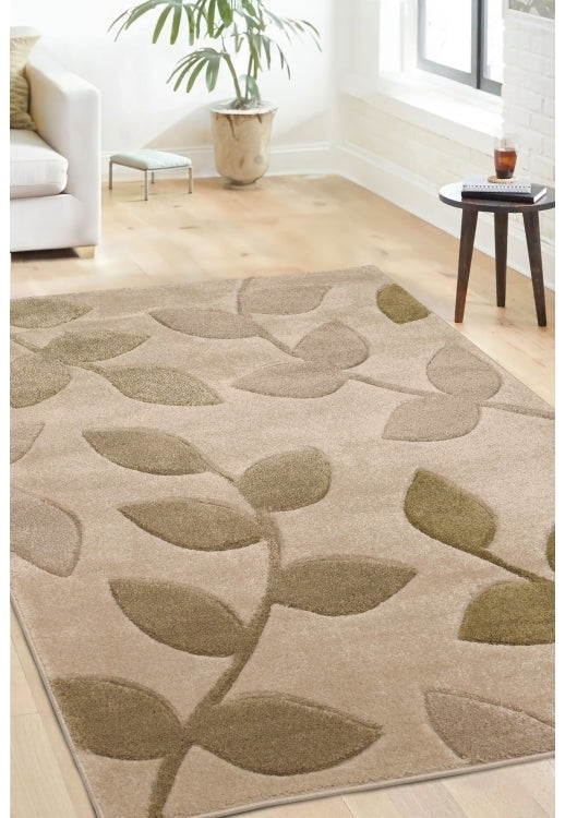 Newport Leaf Green Rug - Love-Rugs alternate image