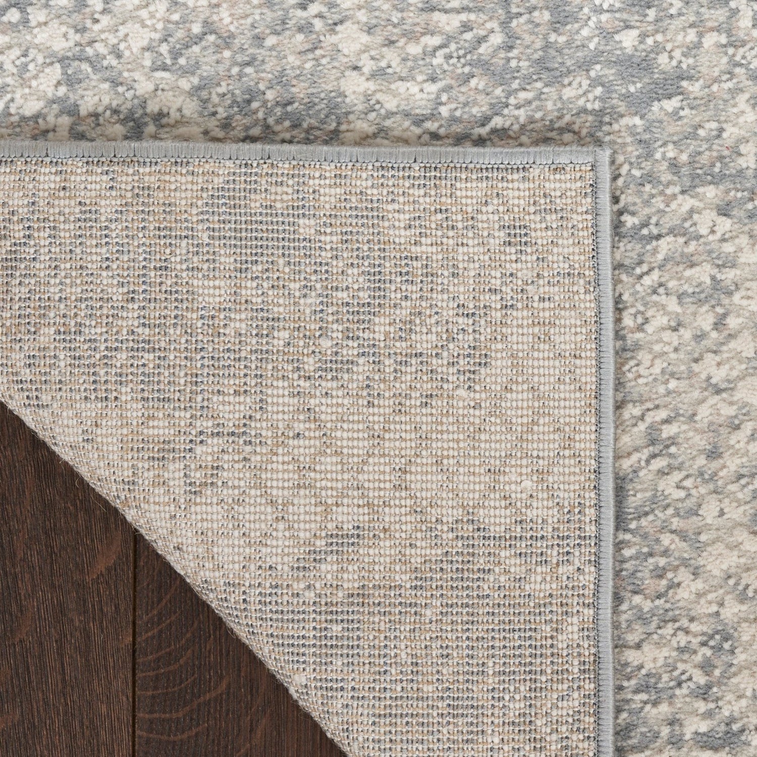 Nourison Exhale EXL01 Light Grey Runner Rug - Love-Rugs