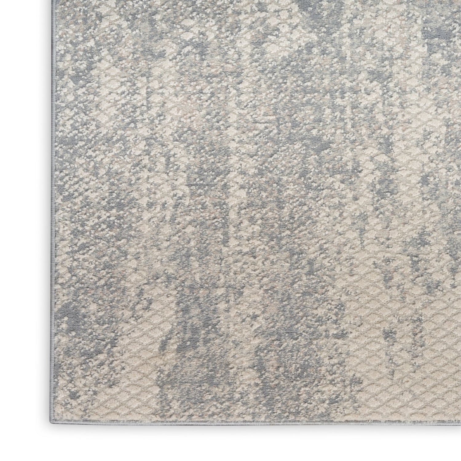 Nourison Exhale EXL01 Light Grey Runner Rug - Love-Rugs