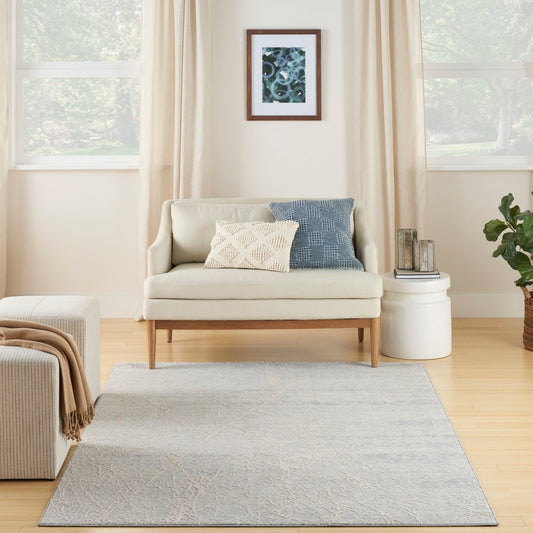 Nourison Exhale EXL02 Ivory Grey Rug - Love-Rugs alternate image