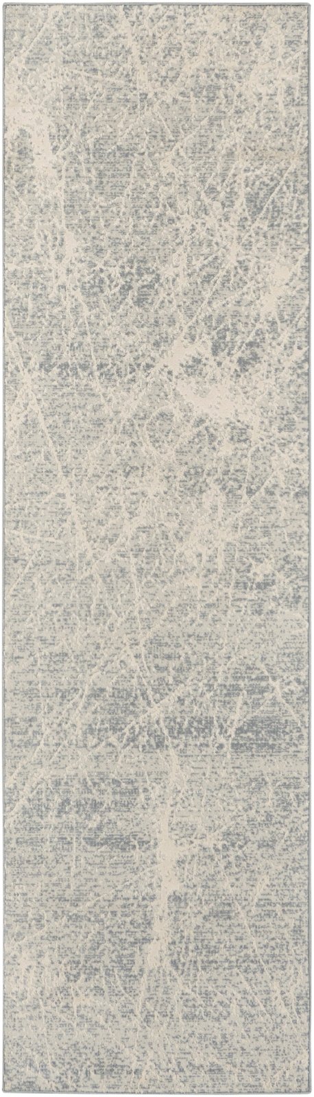 Nourison Exhale EXL02 Ivory Grey Runner Rug - Love-Rugs