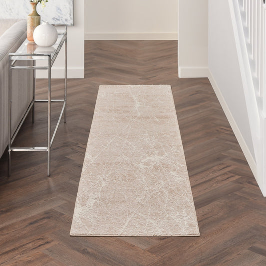 Nourison Exhale EXL02 Moca Ivory Runner Rug - Love-Rugs alternate image
