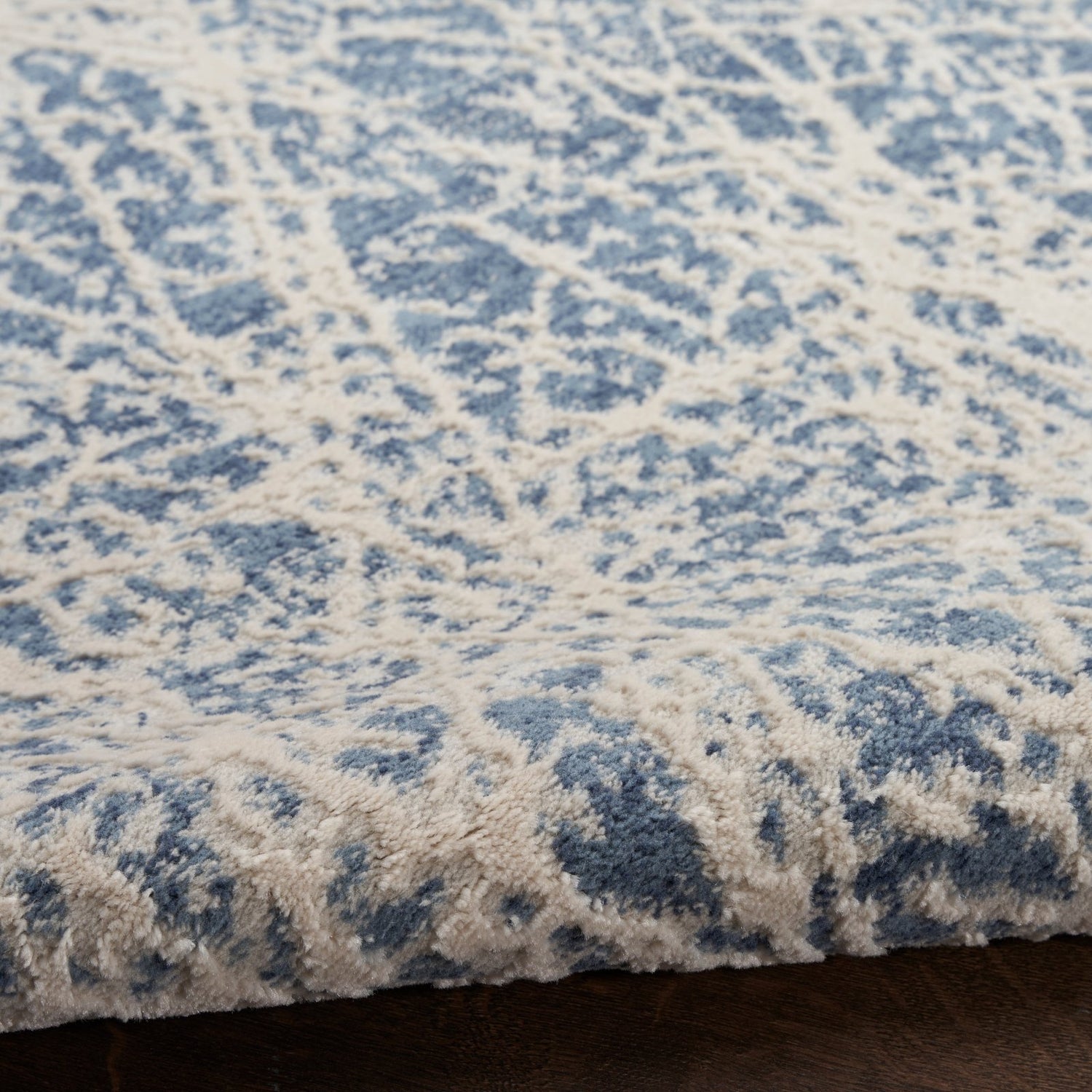 Nourison Exhale EXL02 Navy Ivory Rug - Love-Rugs