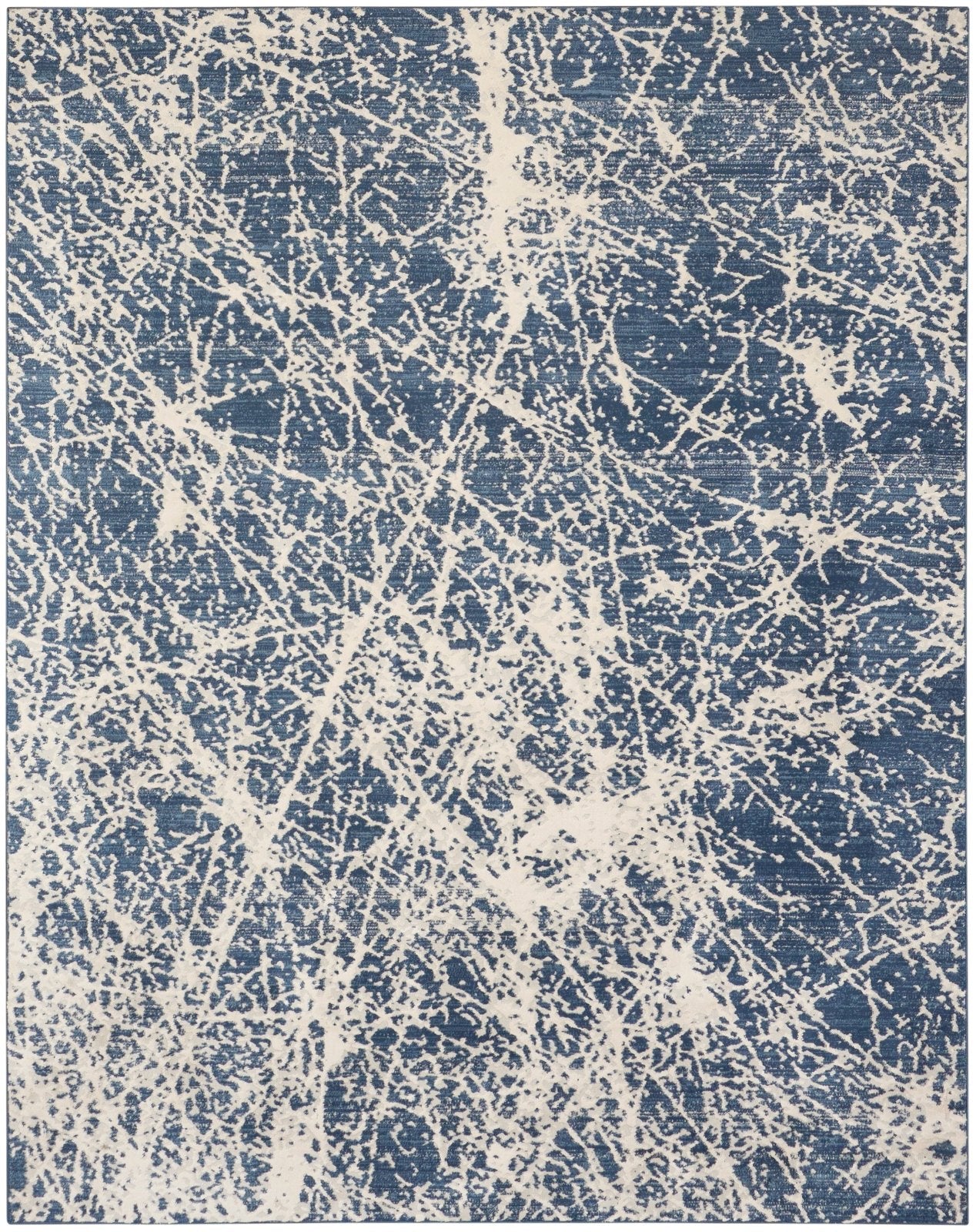 Nourison Exhale EXL02 Navy Ivory Rug - Love-Rugs