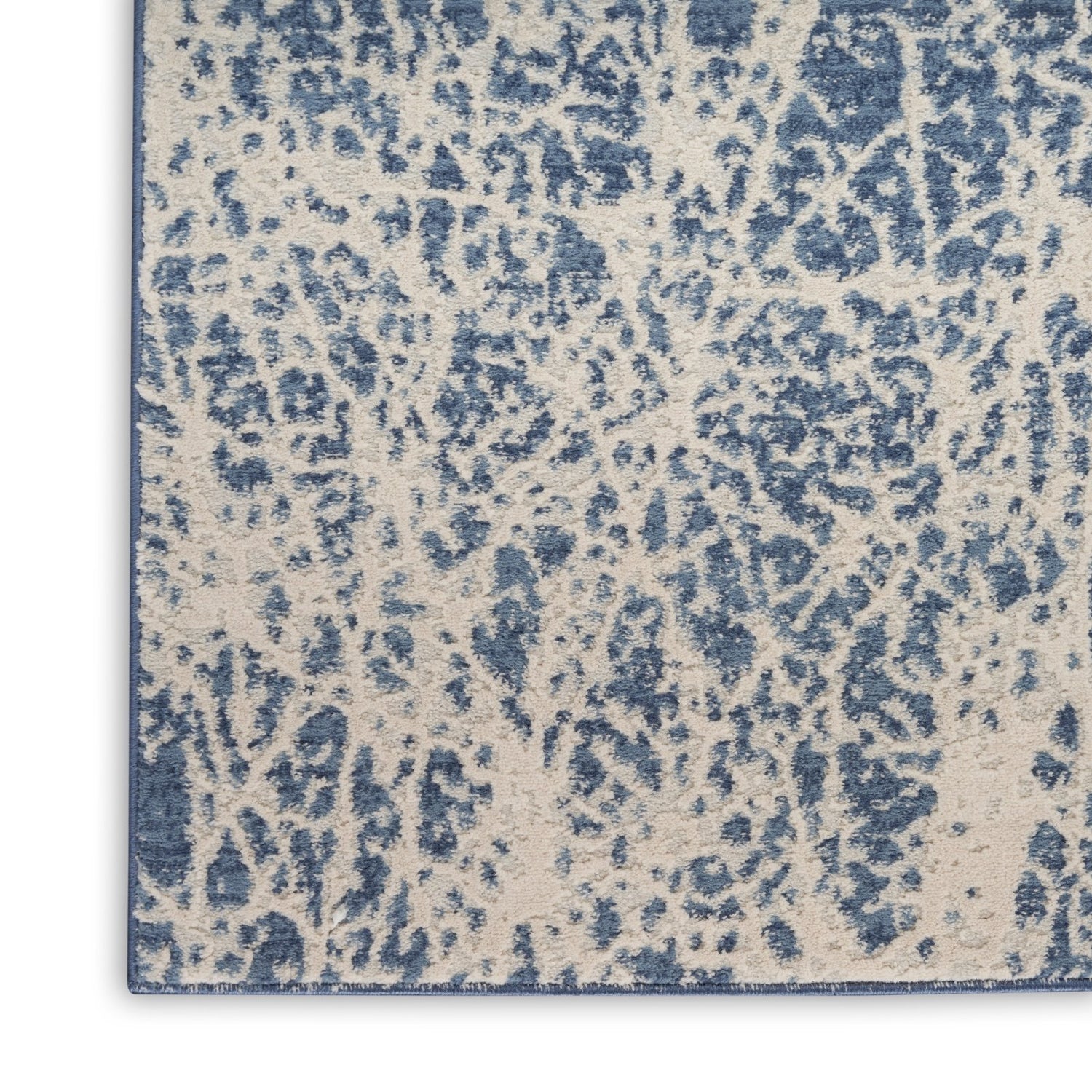 Nourison Exhale EXL02 Navy Ivory Rug - Love-Rugs