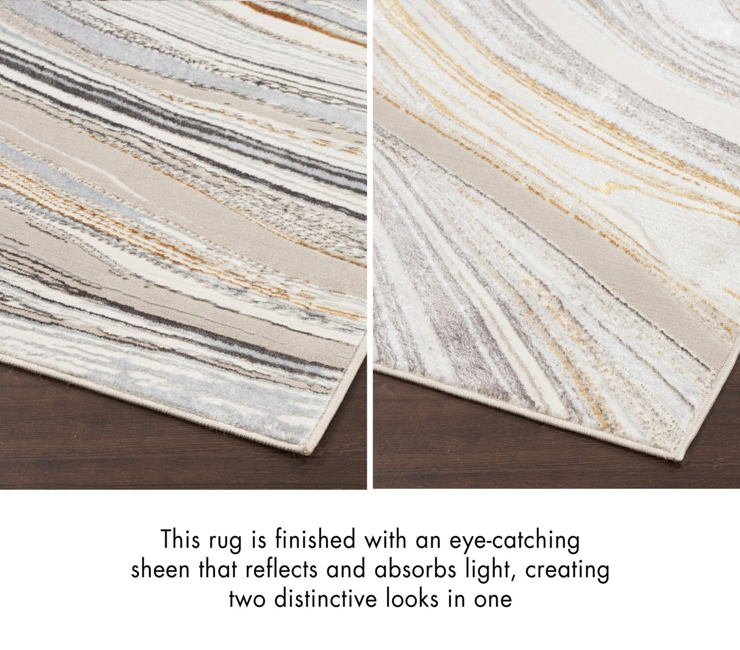 Nourison Glitz GLZ21 GRYGD Rug - Love-Rugs