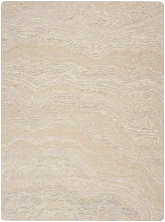 Nourison Graceful GRU01 Beige Rug - Love - Rugs alternate image