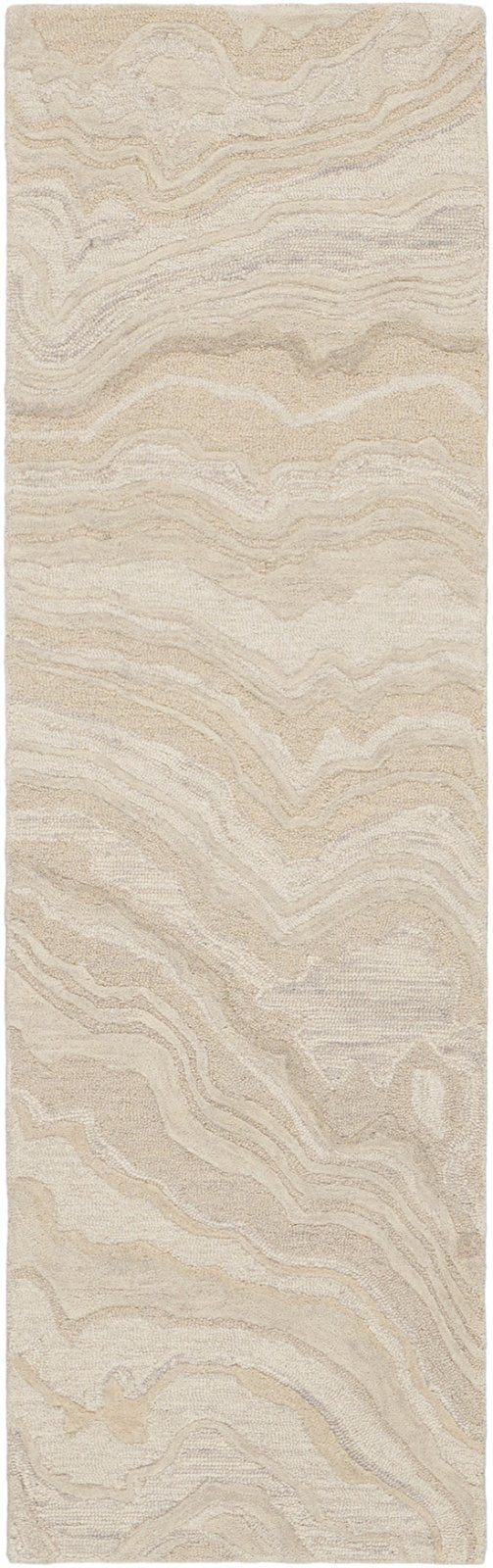 Nourison Graceful GRU01 Beige Runner Rug - Love - Rugs