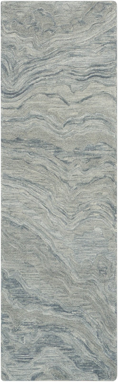 Nourison Graceful GRU01 Blue Runner Rug - Love - Rugs