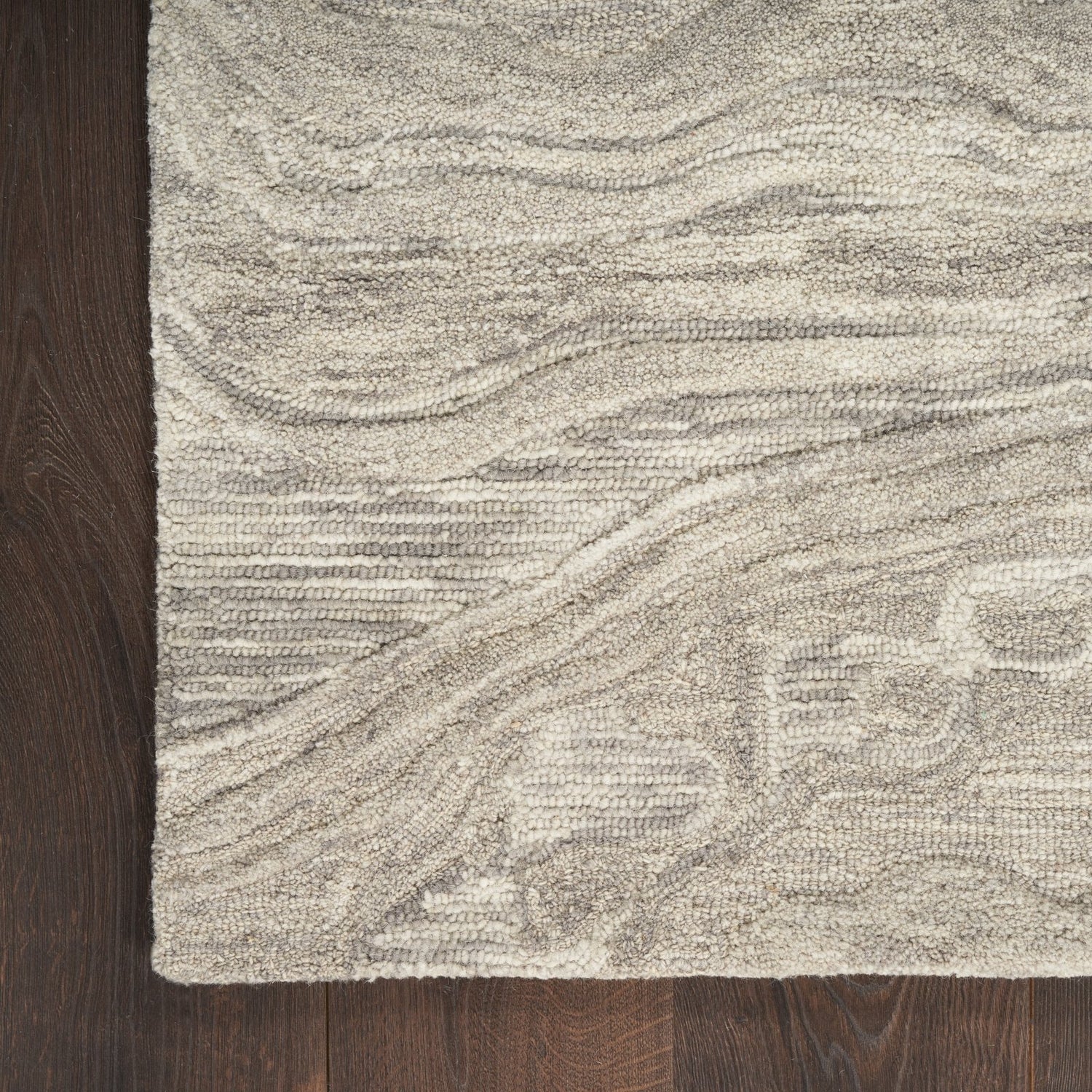 Nourison Graceful GRU01 Grey Runner Rug - Love - Rugs