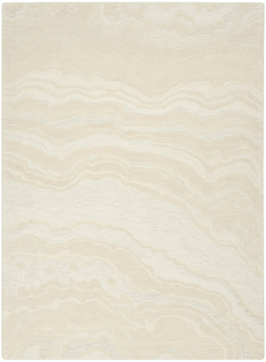Nourison Graceful GRU01 Ivory Rug - Love - Rugs