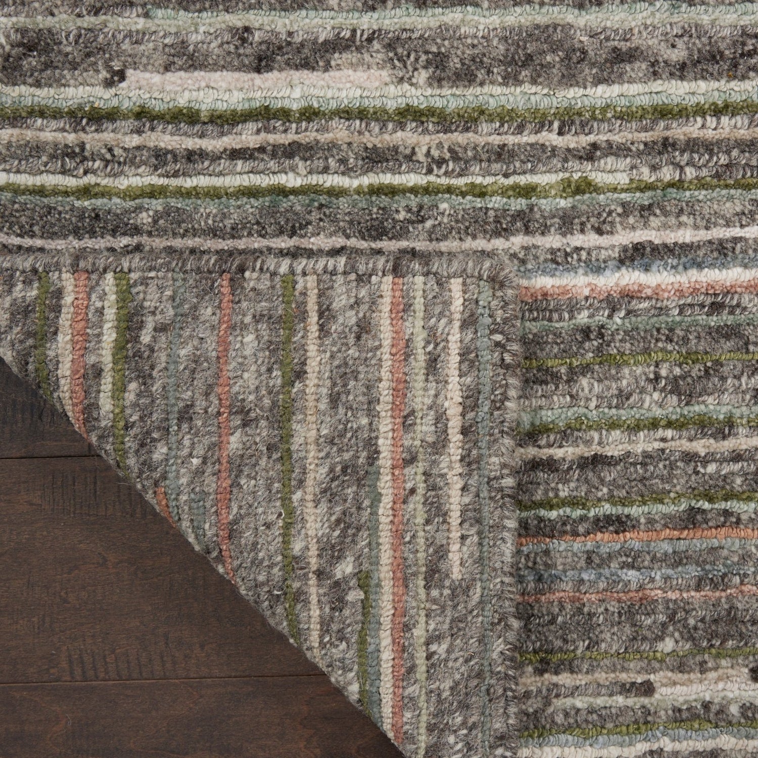 Nourison Plateau PAE01 Grey Green Rug - Love - Rugs