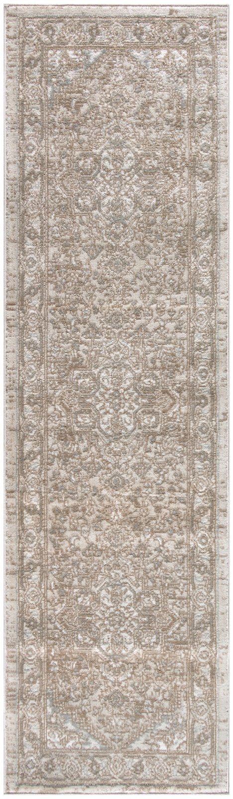 Nourison Quarry QUA05 Beige Runner Rug - Love - Rugs