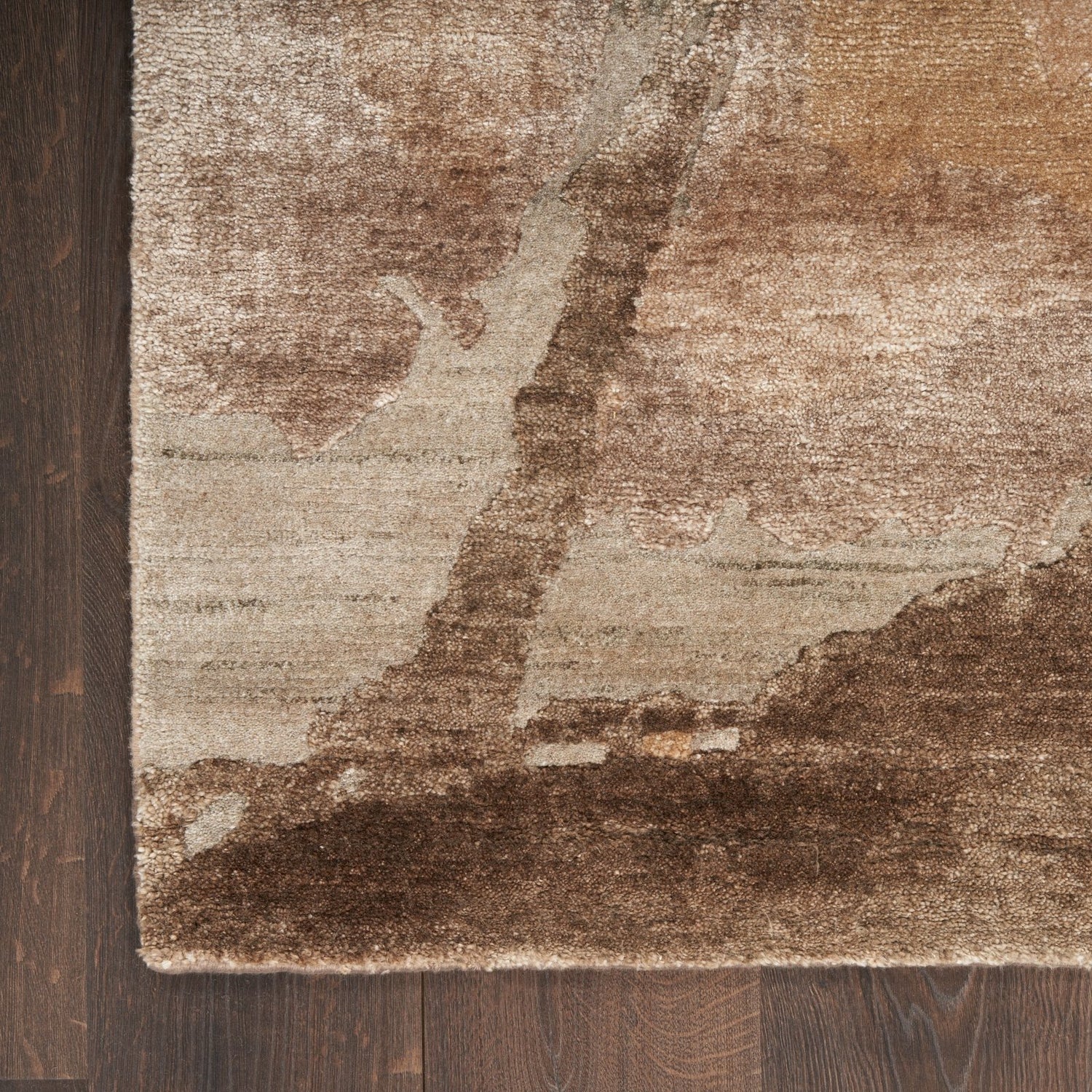 Nourison Silk Shadows SHA24 Beige Silver Rug - Love - Rugs