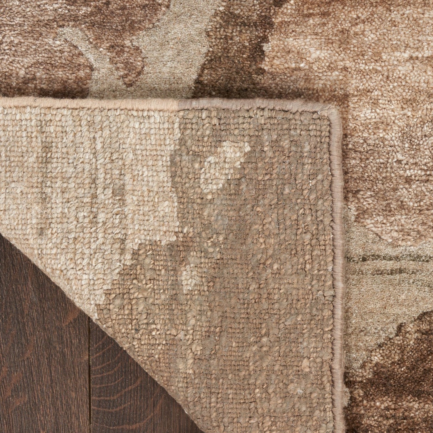 Nourison Silk Shadows SHA24 Beige Silver Rug - Love - Rugs