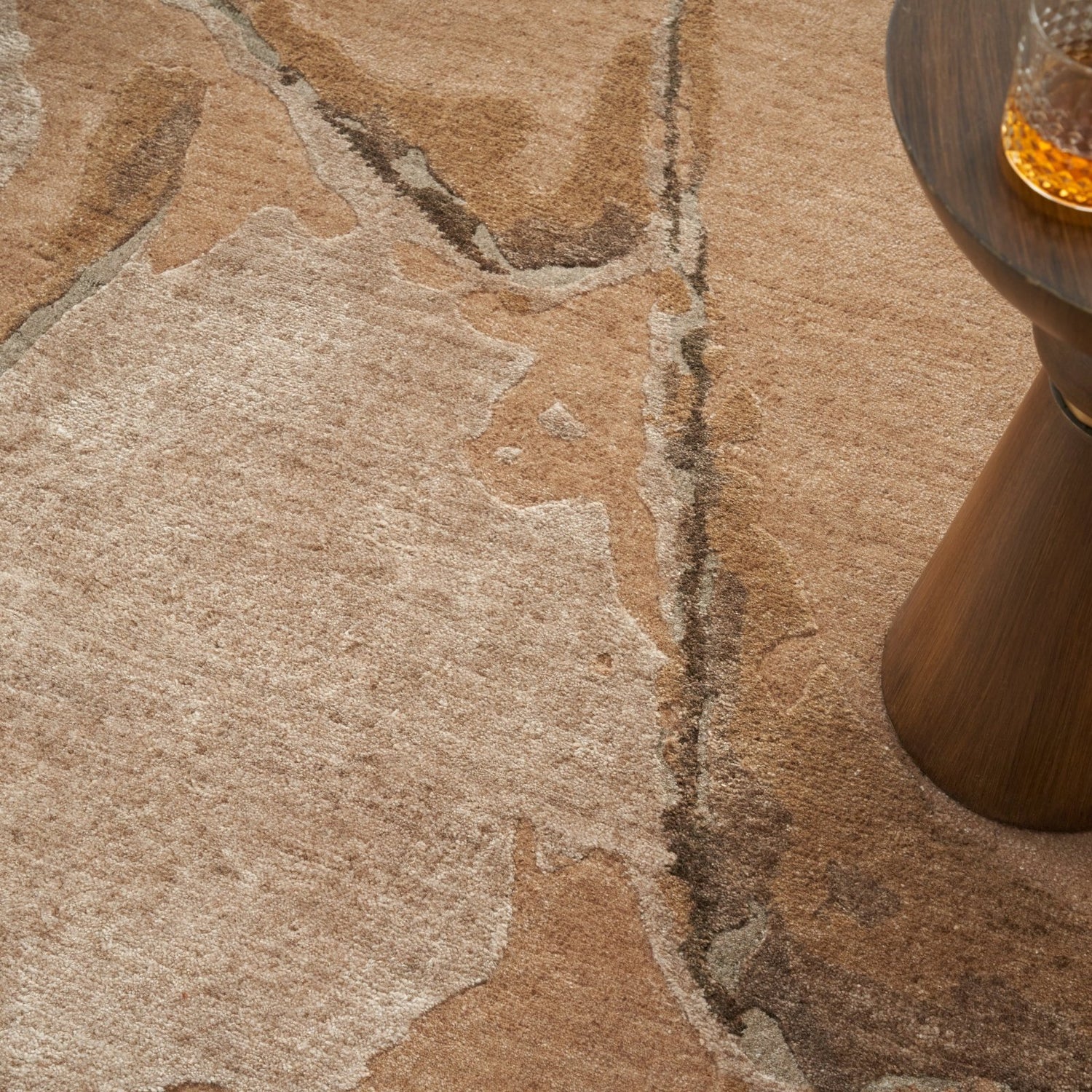 Nourison Silk Shadows SHA24 Beige Silver Rug - Love - Rugs