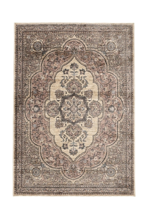 Raja Medallion Terracotta Rug - Love-Rugs