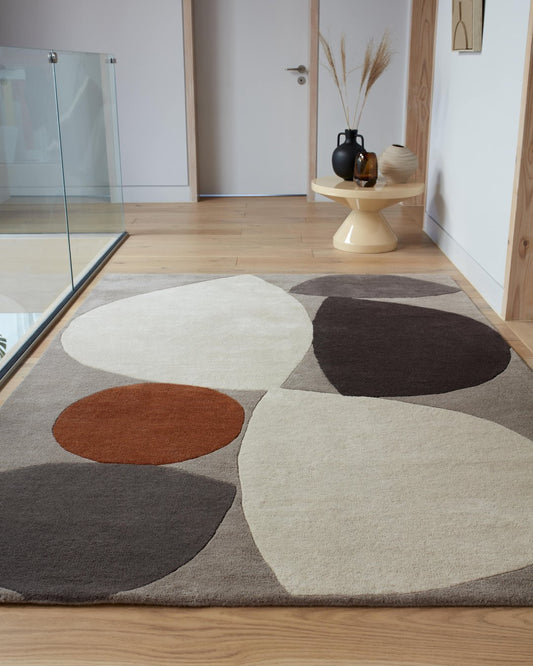 Reef RF24 Mid Century Grey Rug - Love - Rugs alternate image