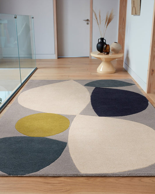 Reef RF25 Mid Century Teal Rug - Love - Rugs alternate image