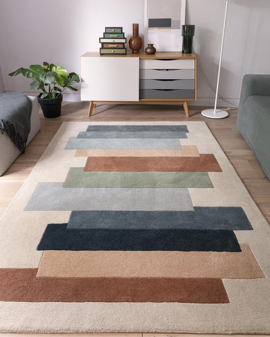 Reef Stacks Green Rug RF32 - Love - Rugs alternate image