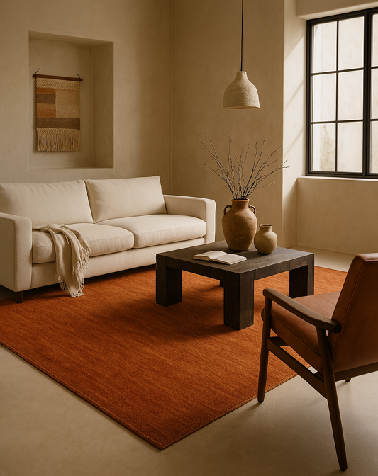 Elgin Burnt Sienna Orange Rug