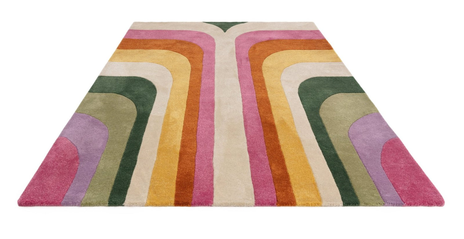 Romy 01 Retro Pink Rug – Love-Rugs