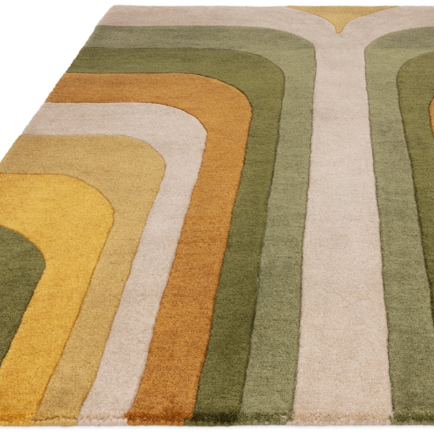 Romy 02 Retro Green Rug – Love-Rugs