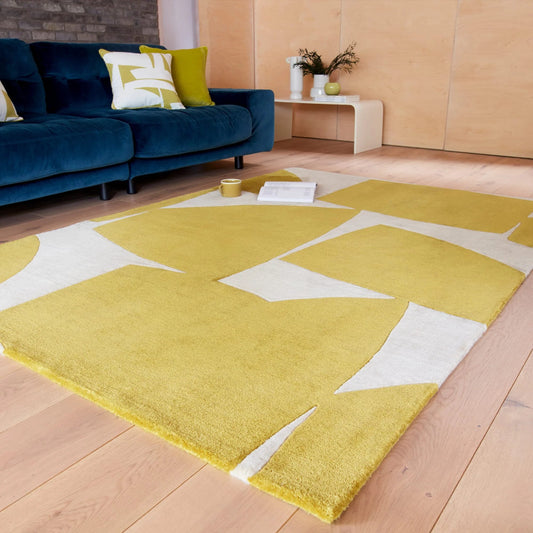 Romy 06 Kite Chartreuse Rug - Love - Rugs alternate image