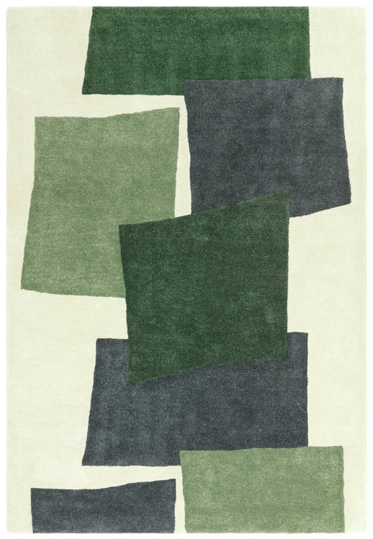 Romy 12 Papercut Green Rug - Love-Rugs