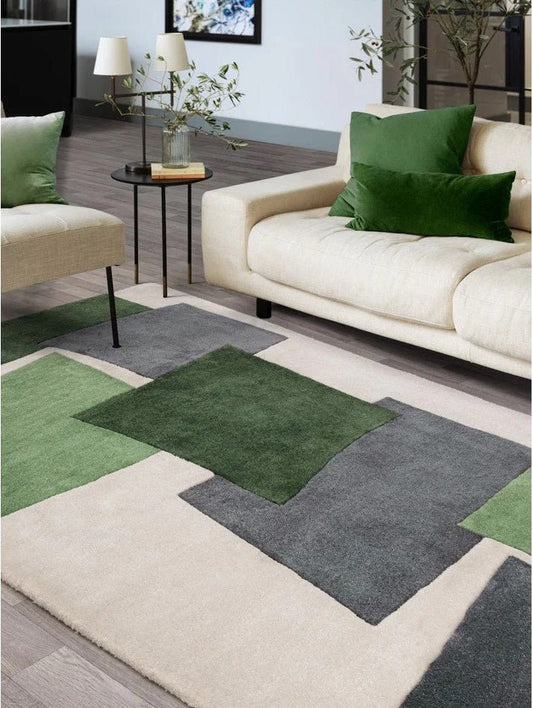 Romy 12 Papercut Green Rug - Love - Rugs alternate image