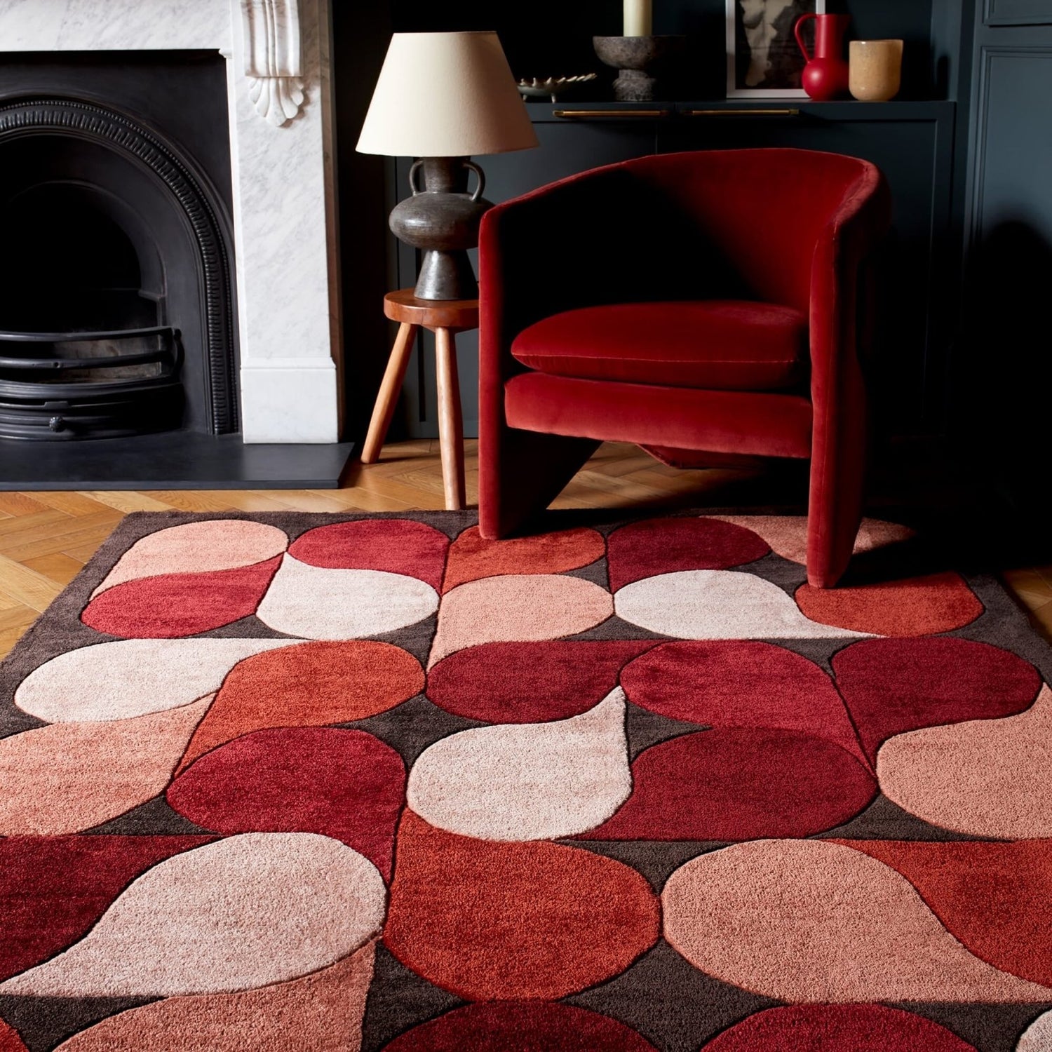 Red Female Rug Romy 14 Jive Red Rug – Love-Rugs