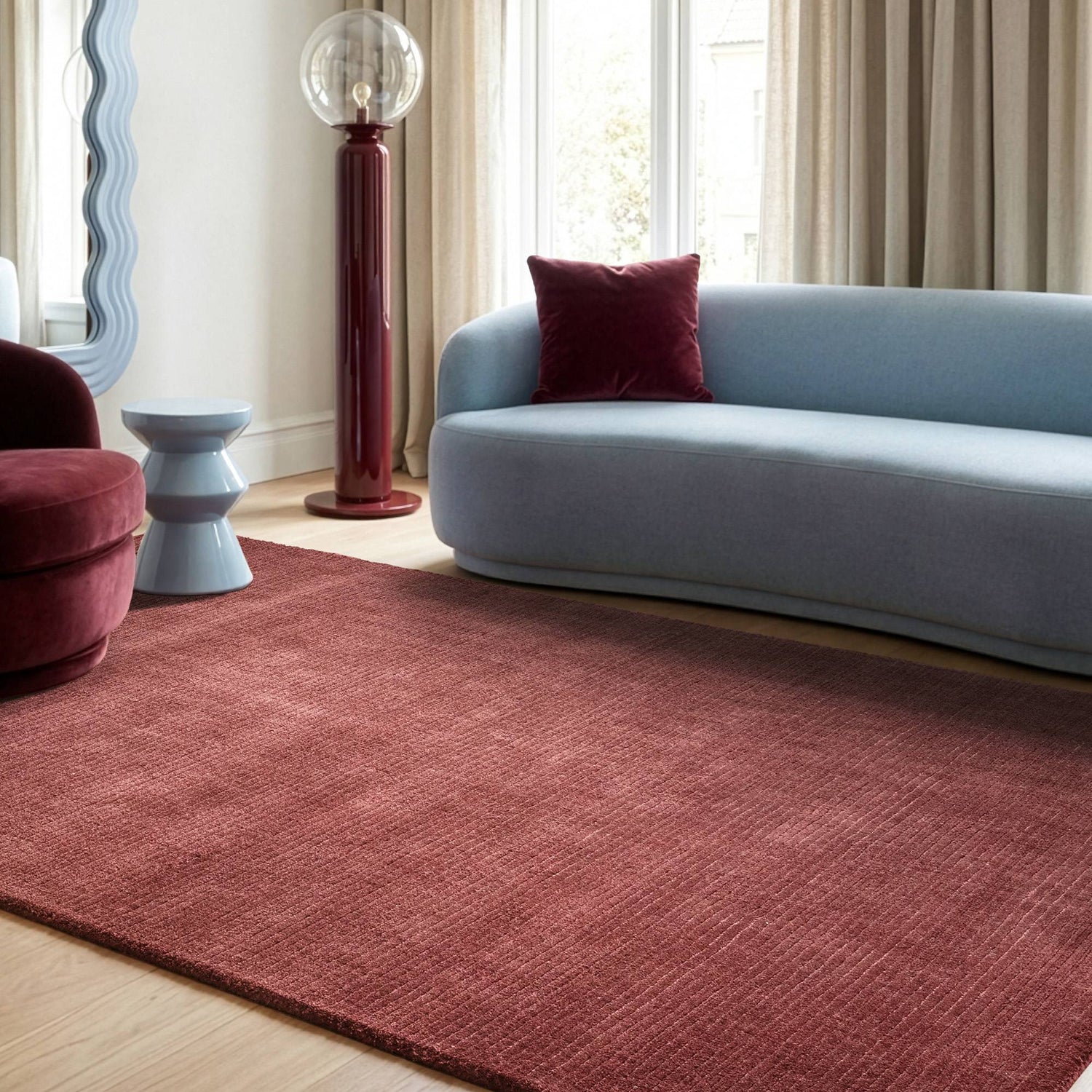 Rowan Maroon Rug
