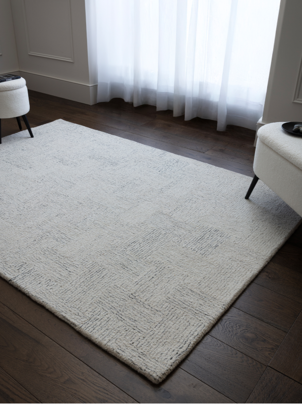 Theodore Hatch White & Black Rug