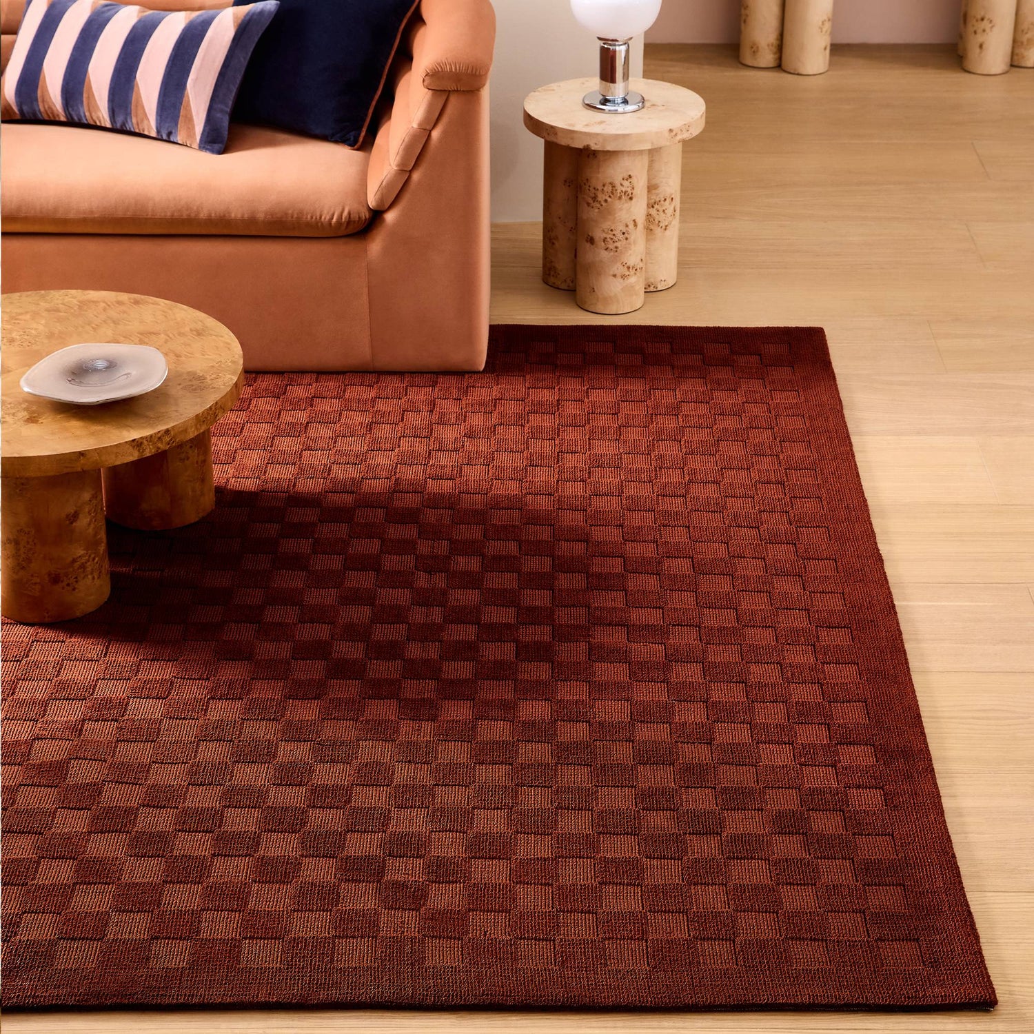 MADE Sibyl Rust Rug - Love-Rugs