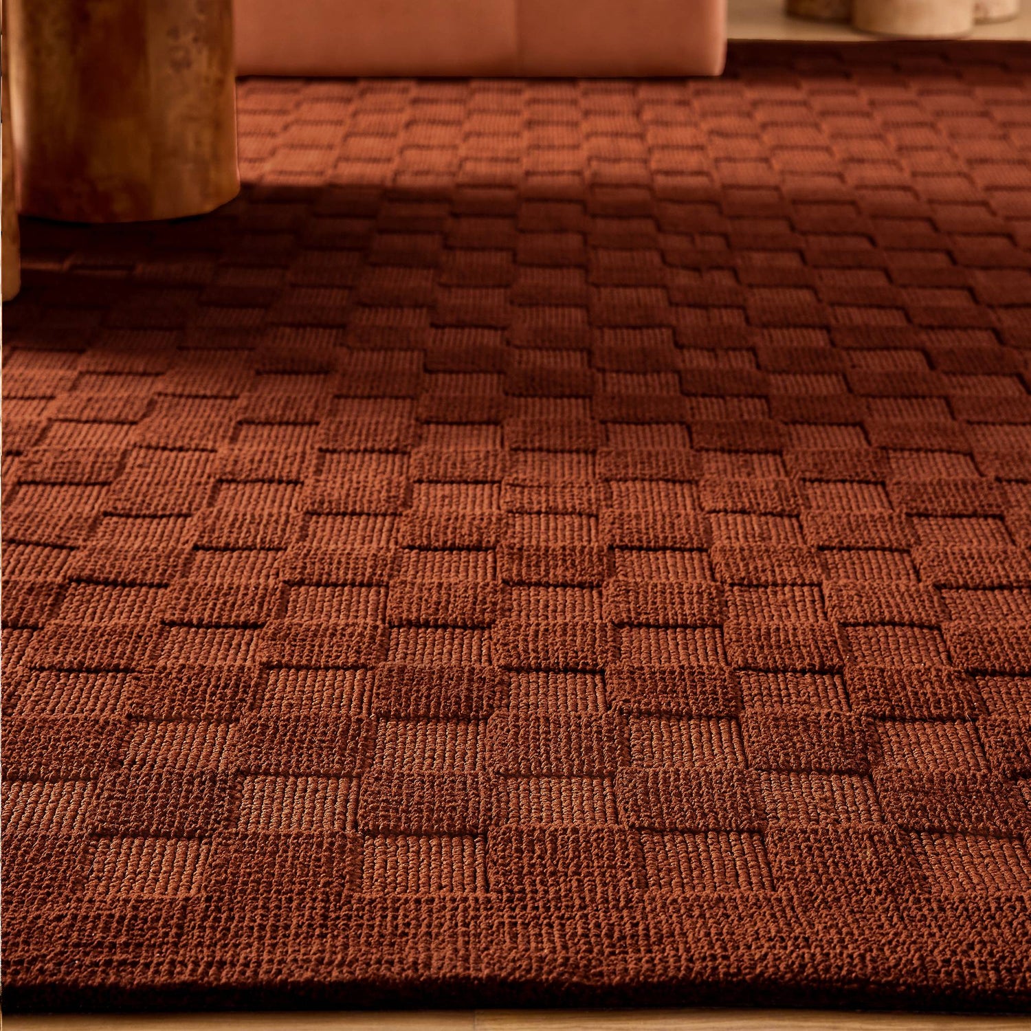 MADE Sibyl Rust Rug - Love-Rugs