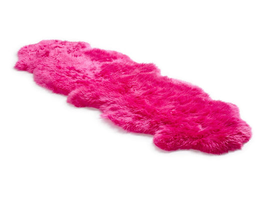 Bowron Longwool Snappin Pink Sheepskin Rug alternate image