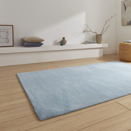 Snug Blue Rug - Love - Rugs alternate image