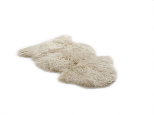 Bowron Longwool Stone Sheepskin Rug