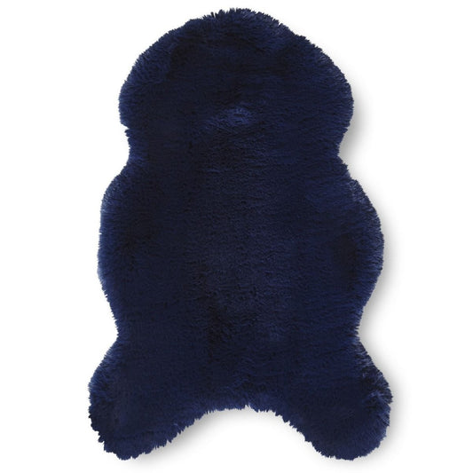 Super Teddy Navy Single Sheepskin Rug alternate image