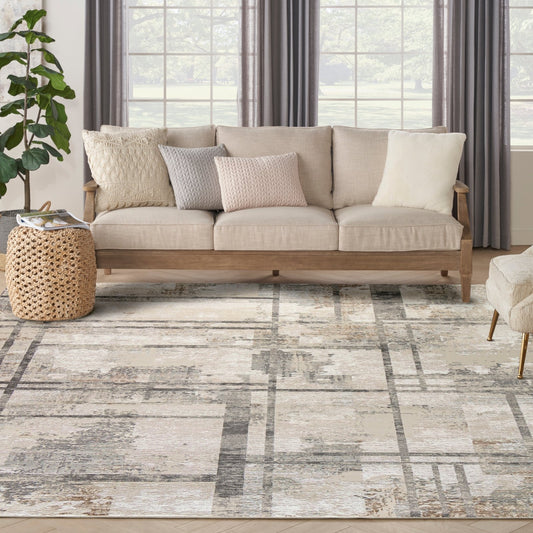 Sustainable Trends SUT02 Ivory Multicolor Rug - Love - Rugs alternate image