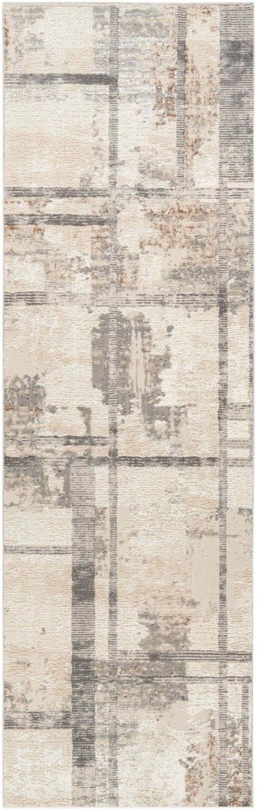 Sustainable Trends SUT02 Ivory Multicolor Runner Rug - Love - Rugs