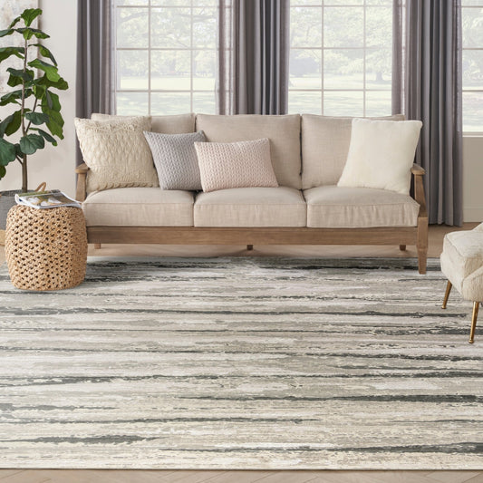 Sustainable Trends SUT03 Ivory Multicolor Rug - Love - Rugs alternate image
