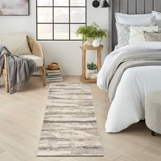 Sustainable Trends SUT03 Ivory Multicolor Runner Rug - Love - Rugs alternate image