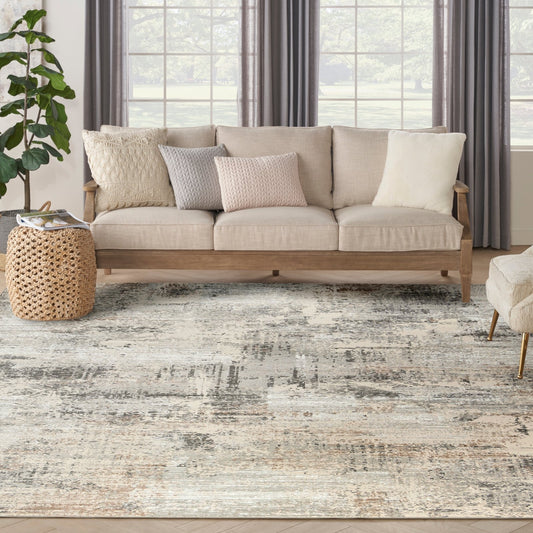 Sustainable Trends SUT04 Beige Grey Rug - Love - Rugs alternate image