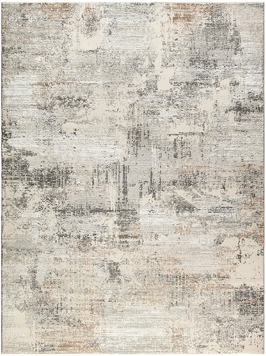 Sustainable Trends SUT04 Beige Grey Rug - Love - Rugs